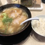 ふうりんらーめん - ふうりんらーめんとご飯のＢセット。