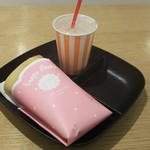 MIKI FRUITS - ミックスフルーツクレープ 梨ジュース