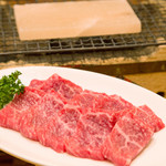 居魚菜家　のものも - 阿波牛岩塩プレート焼