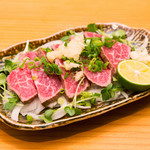 居魚菜家　のものも - 阿波牛たたき