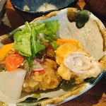 PUBLIC KITCHEN cafe 南船場店 - 豚バラとクリームチーズのフリット