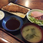 キッチン甲山 - ロースカツ定食