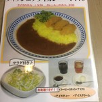 マドラス - 水曜日のサービスランチ:フィッシュフライカレー
      +サラダ+食後のドリンクorアイスクリーム