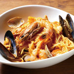 Pescatore tomato with lots of seafood