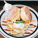 キャラメルチョコバナナの
          パンケーキ