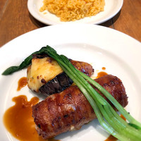 Bar Espanol LA BODEGA 大阪店 - 自家製サルシッチャのロースト 秋茄子のグラタン添え