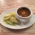 カタネカフェ - 小さな前菜と小さなスープ