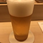 鮨 木場谷 - 生ビール