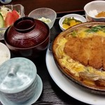 京屋 - 2017/9/24 かつとじ定食 1,200円