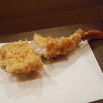 てんぷら 真 - 海老のように見えますが。。