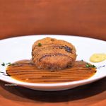 リストランテ野呂 - リストランテ野呂特製メンチカツ　バルサミコ　デミグラス
