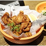 辛ちー鍋 とんがらし - 鶏ハラミカレーフライ　330円　そのまんまのカレー味。そら美味いですわ。お値段安い♪