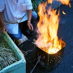 鰹たたき ファイアー！！