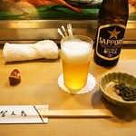 新町冨久鮓 - ビール ＆ とんぶり