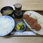 わかば - とんかつ定食(2017/11/08撮影)