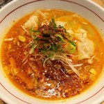 地球の中華そば - 極選 辛味そば(塩) +海老ワンタントッピング