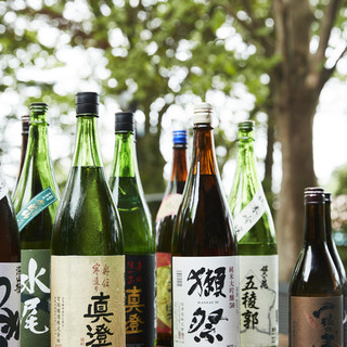 Accompanied by delicious sake from Shinshu