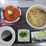 Heihachiro soba and salmon roe bowl set