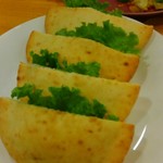 タージマハール - ピタパンかな？具材タップリで美味しいです。