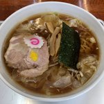 稲城 大勝軒 五一 - 遂に柚子搭載！ ワンタン中華麺小盛900円