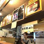 タケウチ - 店内メニューパネル