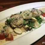 グリエ ジョー - 帆立のグリエ 粒マスタードソース / 1570円