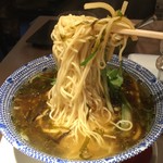 チャイニーズダイニング方哉 - 鶏高菜パクチー麺980円