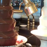 スカイダイニング256 スターゲイト - 生まれて初めてのチョコレートファンテン。　思ったよりいけます。