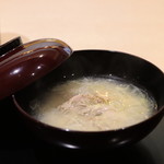 味あら井 - ラオス牡蠣、禰宜、落ち鮎の椀