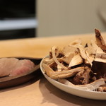 味あら井 - クエ＆松茸