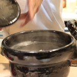 味あら井 - ツヤツヤの土鍋ご飯