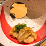 四季会席 香桜凛 - 八寸 鱈の白子の醤油焼き♫