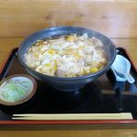 そば処 大和 - 鶏もつとじそば（1,000円）