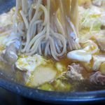 そば処 大和 - 鶏もつとじそばの麺