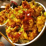 えびすこ本場所 - 斜めから見ても量が違います(笑)【料理】 