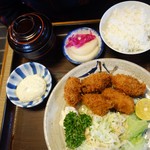 Tsutaya - カキフライ定食