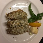 Le Pont - 鶏モモ肉のハニーマスタード　香草パン粉焼き