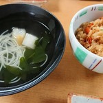 活魚料理一徳 - 汁物・ちぬめし