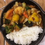 野菜を食べるカレー キャンプエクスプレス - 