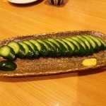 Tsubohachi - ・胡瓜の一本漬け（345円也）