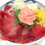 北陸富山回転寿司　プレミアム 海王 - ネギトロ鉄火丼