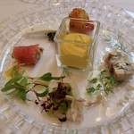 前菜５種の盛り合わせ