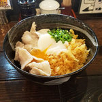 武蔵野うどん じんこ - 釜玉うどん【三軒茶屋　武蔵野うどん　じんこ】