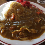 さかさ食堂 - カレー ¥600