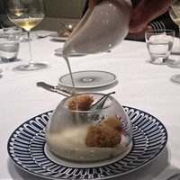 Grand rocher - 栗のスープ仕立て　スープはà partでサーブされます