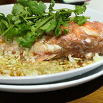 豊栄 - オニカサゴの姿蒸し1800円