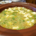 豊栄 - 黄色い激辛麻婆豆腐1800円