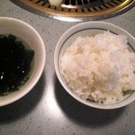 韓国料理マダン - マダンのランチ（三種惣菜・ライス・スープ）