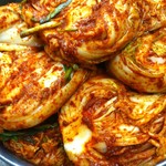 All kimchi is pickled in-house, including grilled kimchi for samgyeopsal, jjigae, pancakes, and budae jjigae.