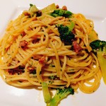 トラットリア ダイ パエサーニ - 自家製ソーセージとブロッコリーのスパゲッティ